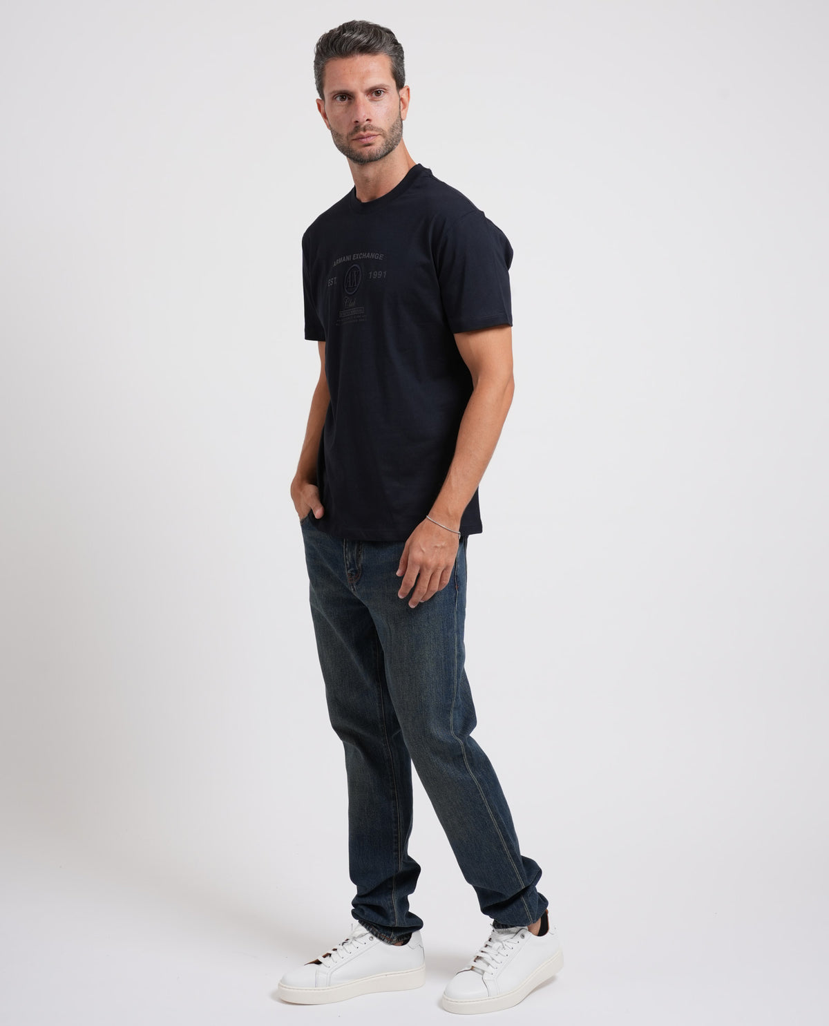 T-shirt uomo Armani Exchange regular fit 