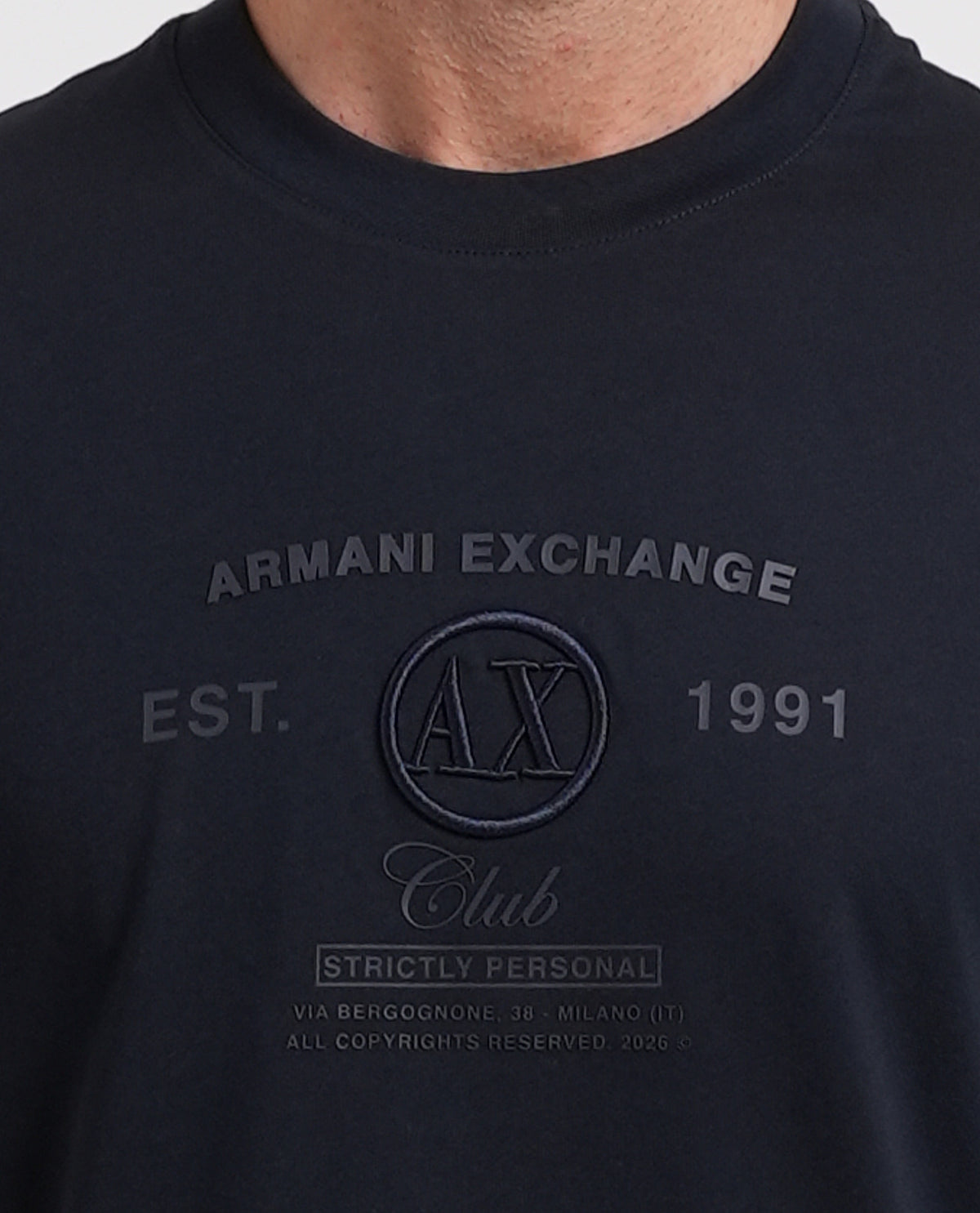 T-shirt uomo Armani Exchange regular fit 