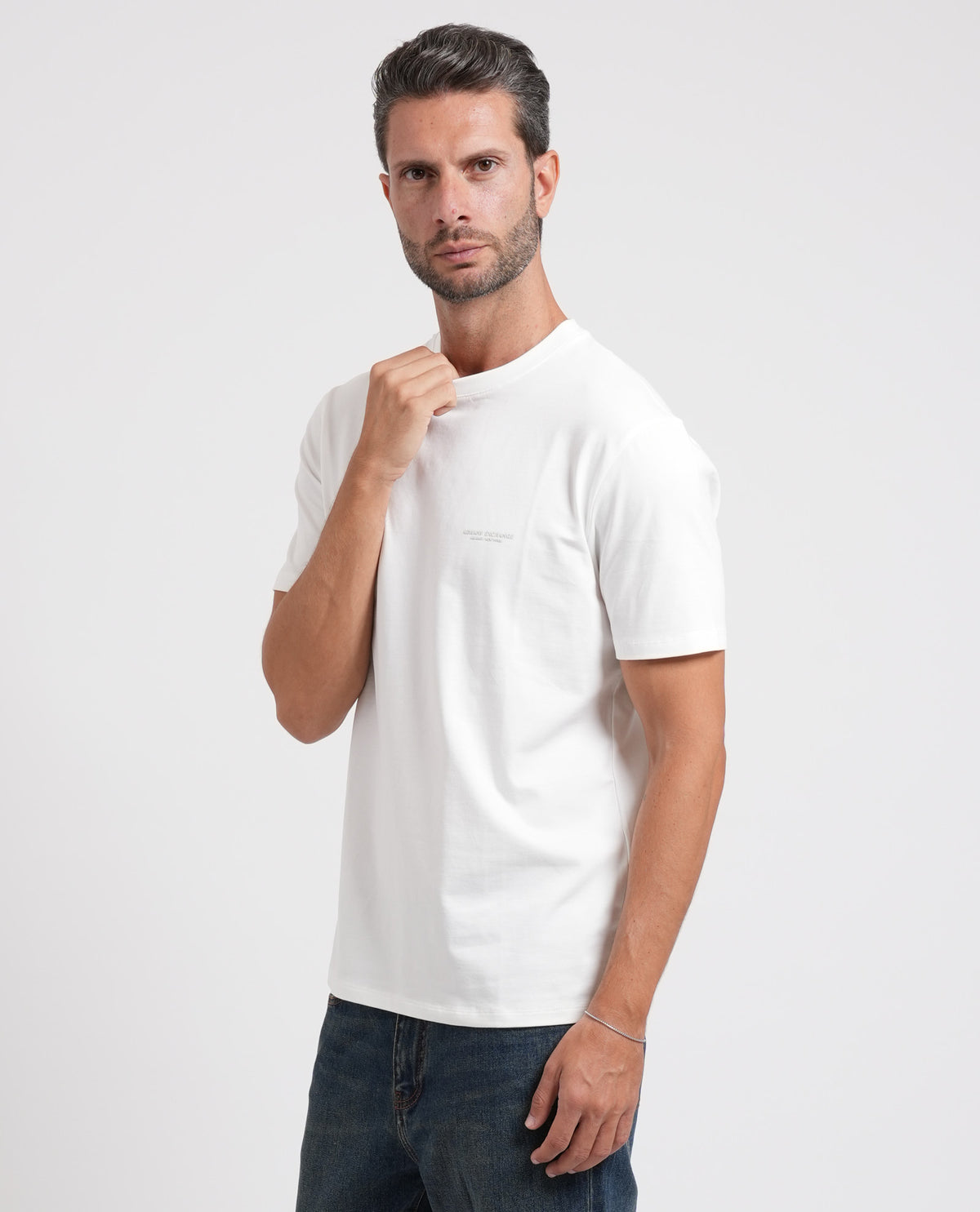 T-shirt uomo Armani Exchange elasticizzata 