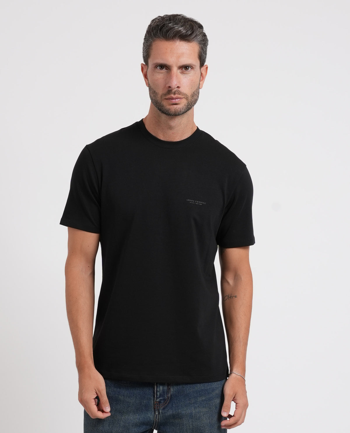 T-shirt uomo Armani Exchange elasticizzata 