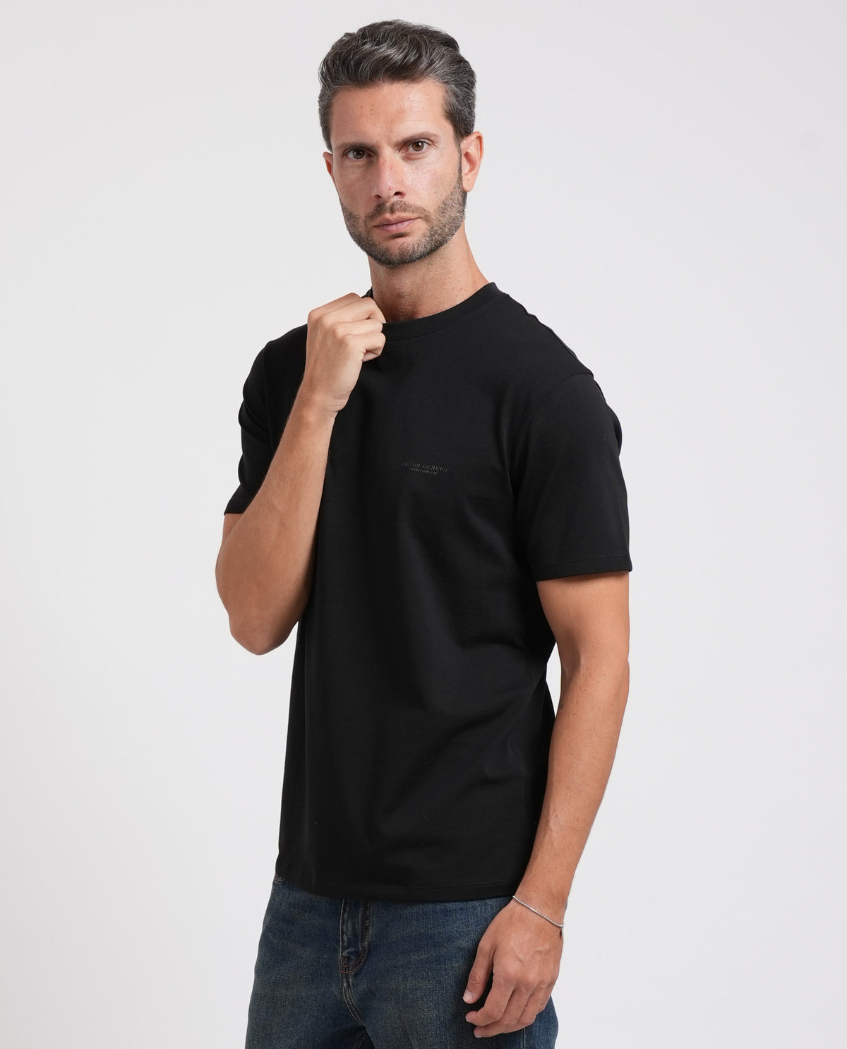 T-shirt uomo Armani Exchange elasticizzata 