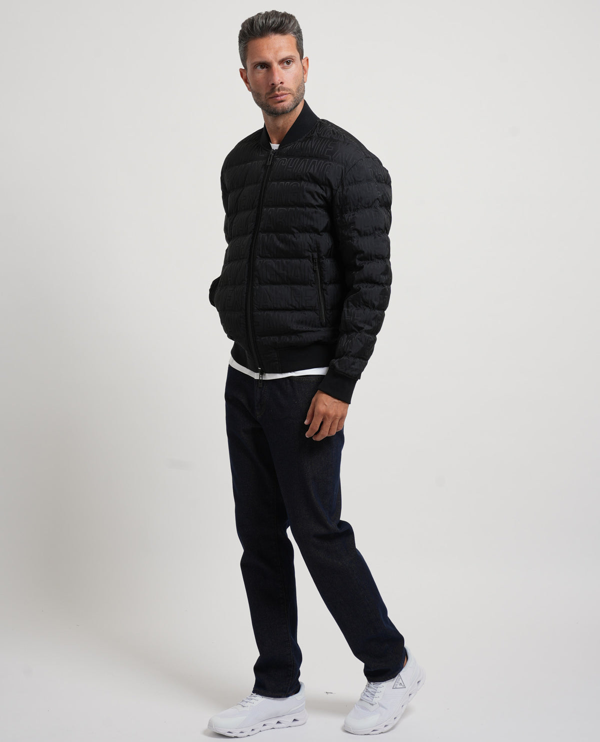Piumino in nylon jacquard AX uomo 