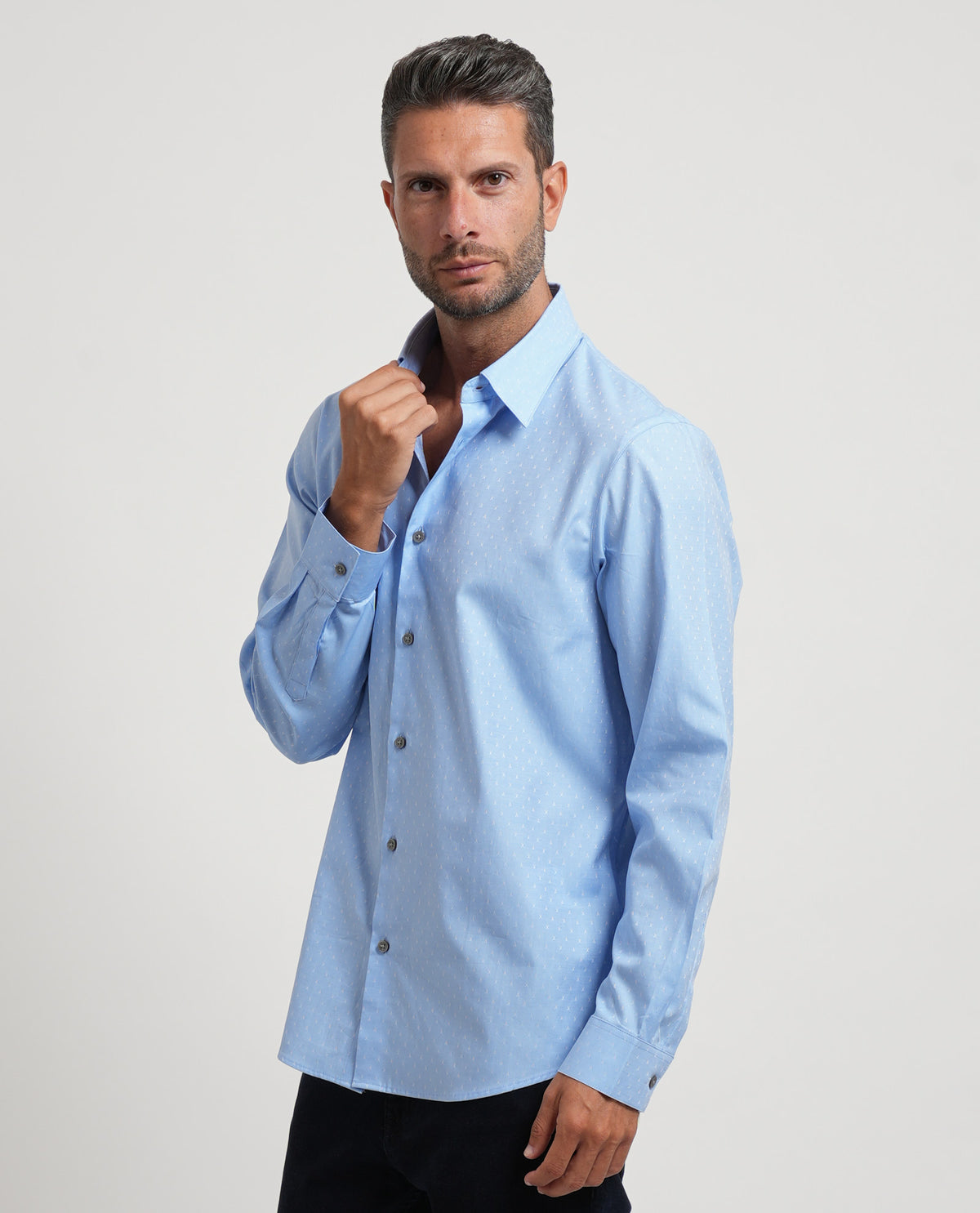 Camicia uomo Armani Exchange in cotone jacquard 