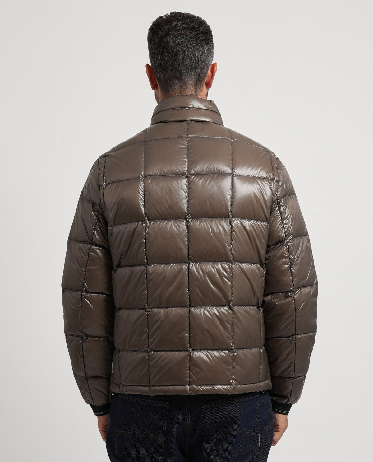 Piumino lucido uomo Armani Exchange trapuntato 