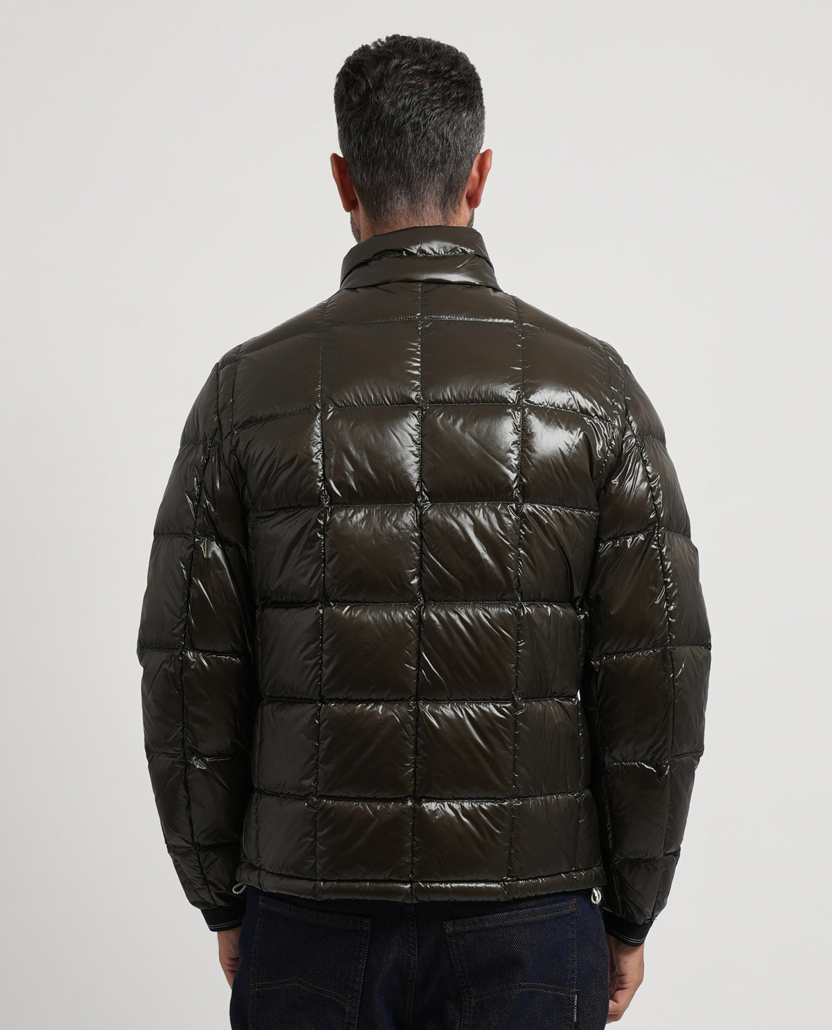 Piumino lucido uomo Armani Exchange trapuntato 
