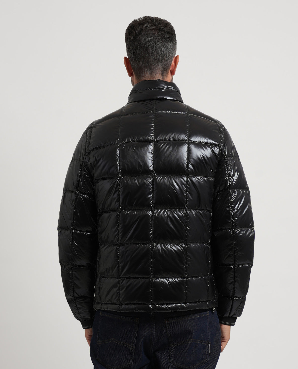Piumino lucido uomo Armani Exchange trapuntato 