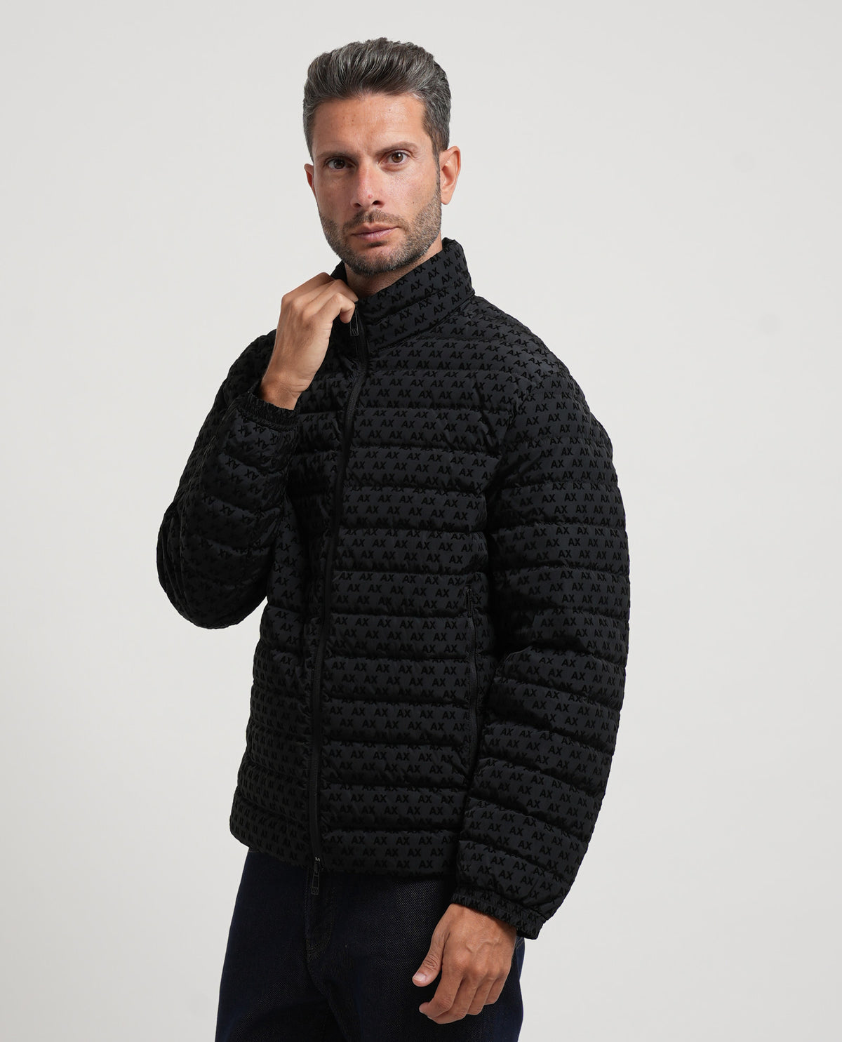 Giubbotto uomo Armani fullzip e collo alto 