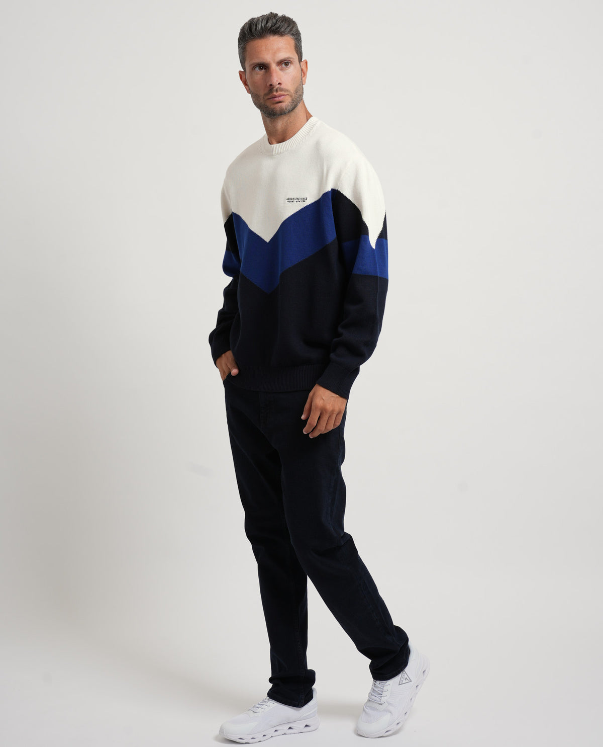 Pullover uomo Armani Exchange regular fit 