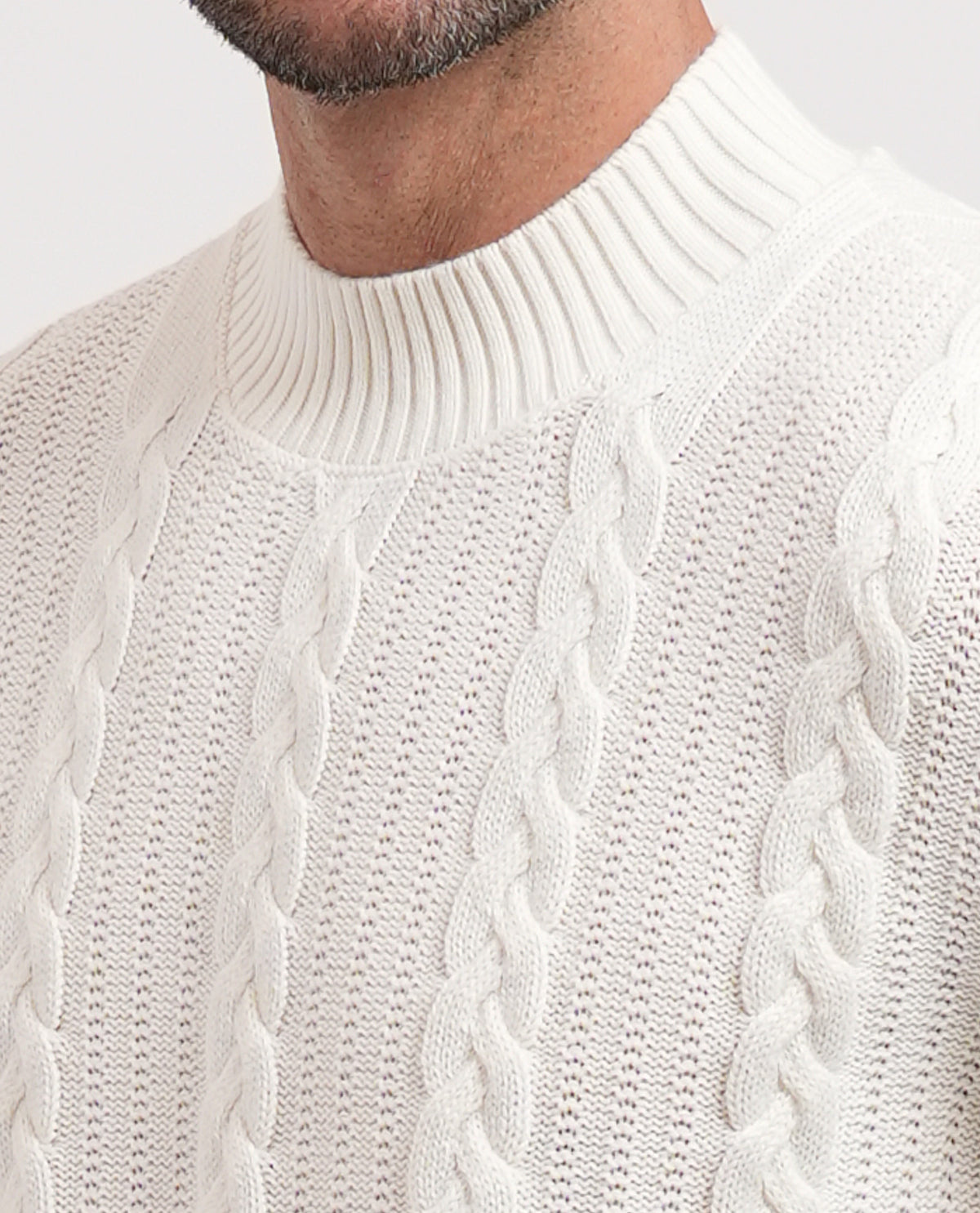 Pullover uomo Armani Exchange con trama a trecce 