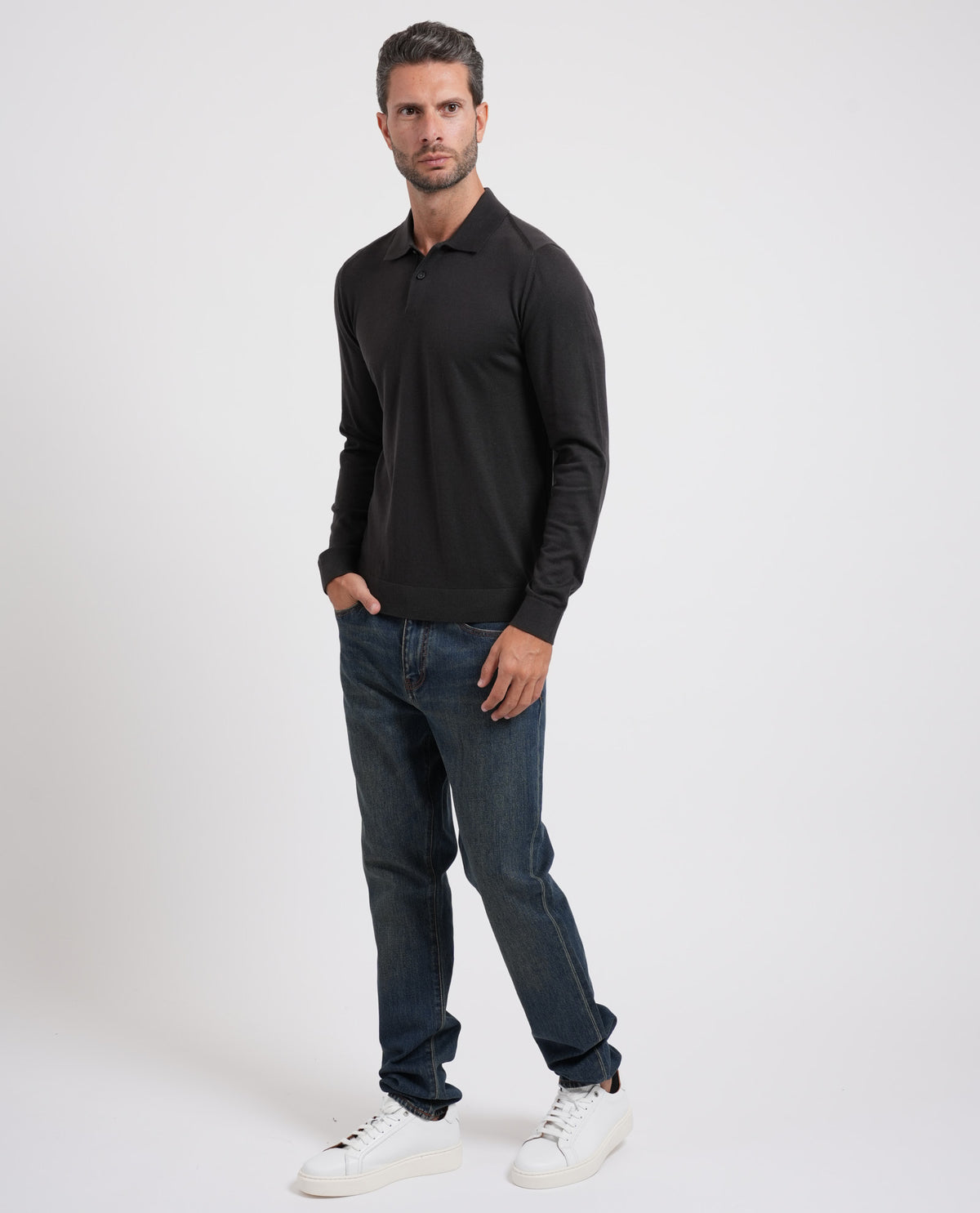 Polo in maglia Armani Exchange uomo 