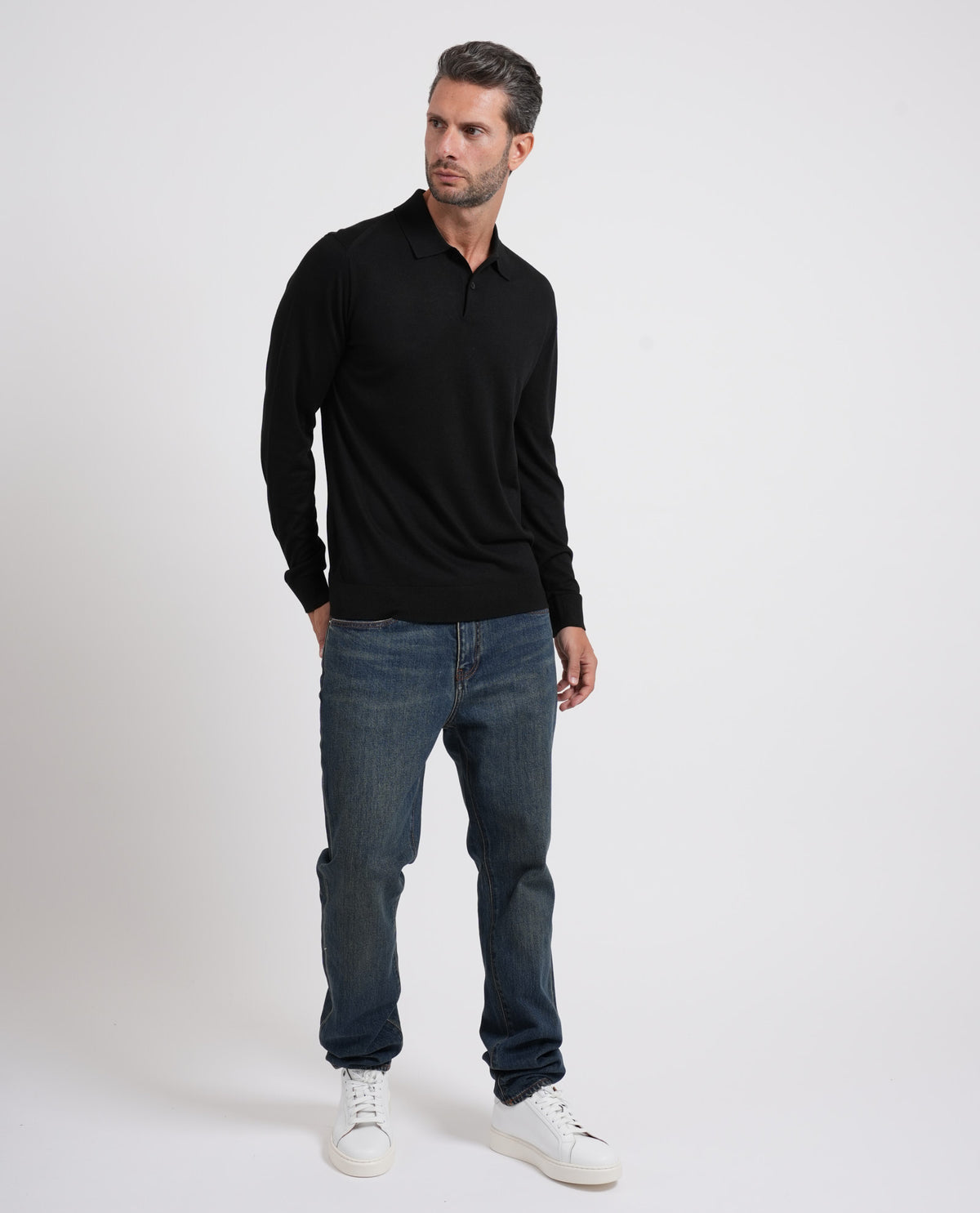Polo in maglia Armani Exchange uomo 