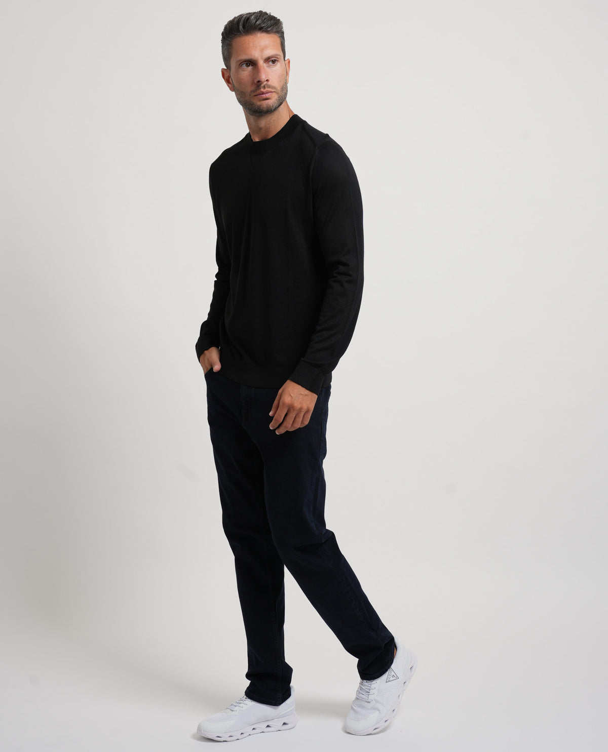 Maglione uomo AX in misto lana 