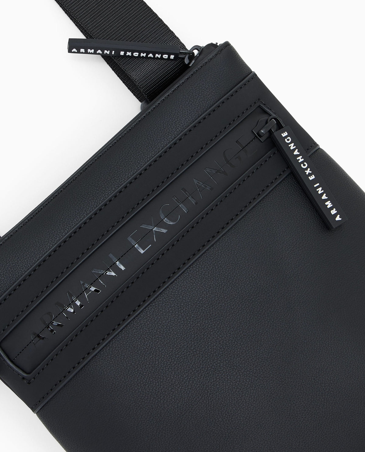 Borsa a tracolla piatta AX uomo 