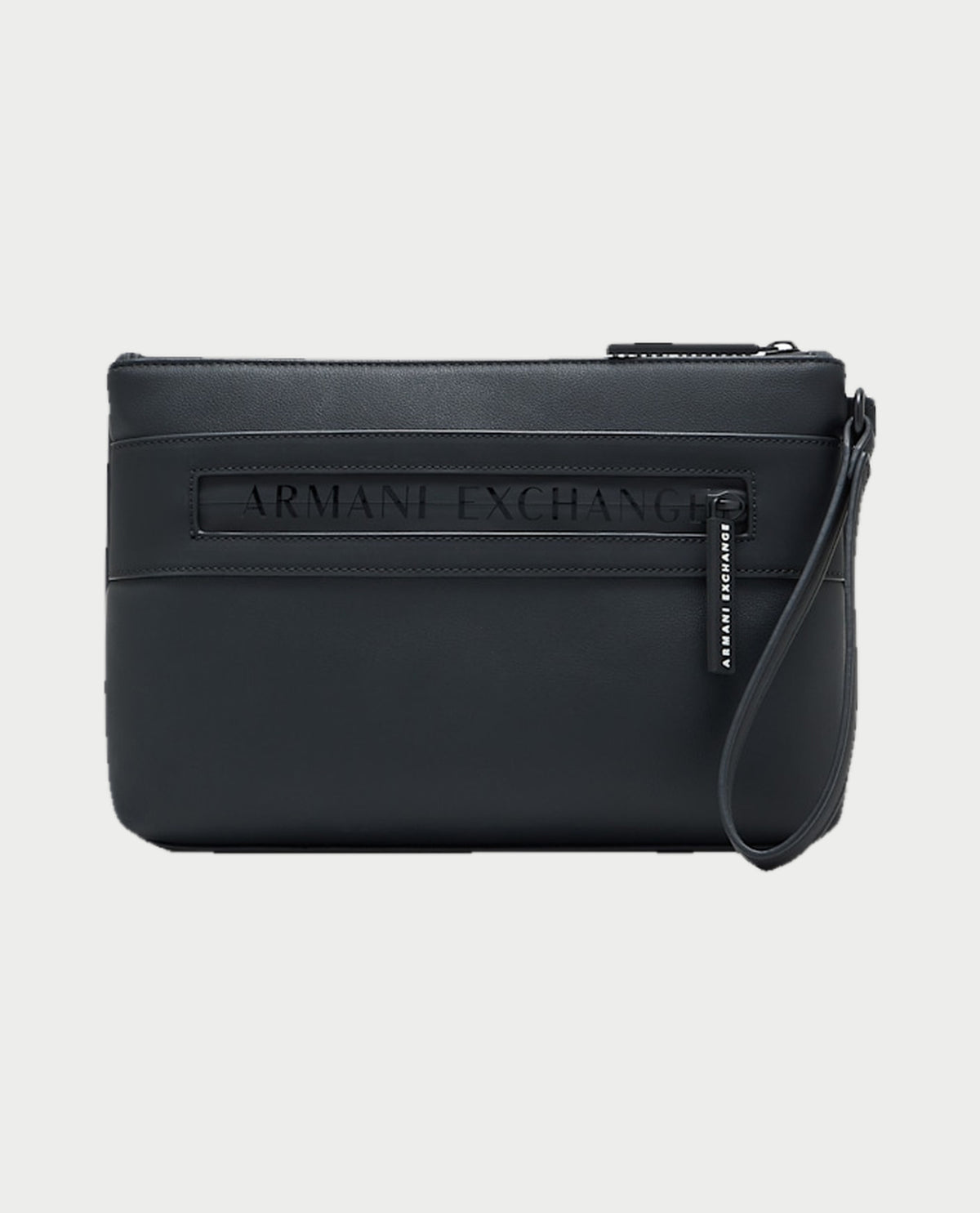 Pochette Armani Exchange in tessuto spalmato 