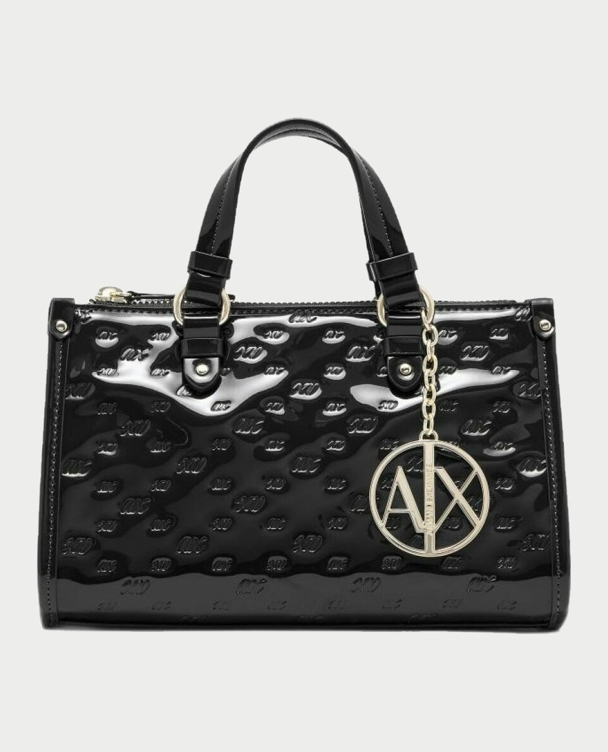 Borsa a mano donna AX con ciondolo logato 