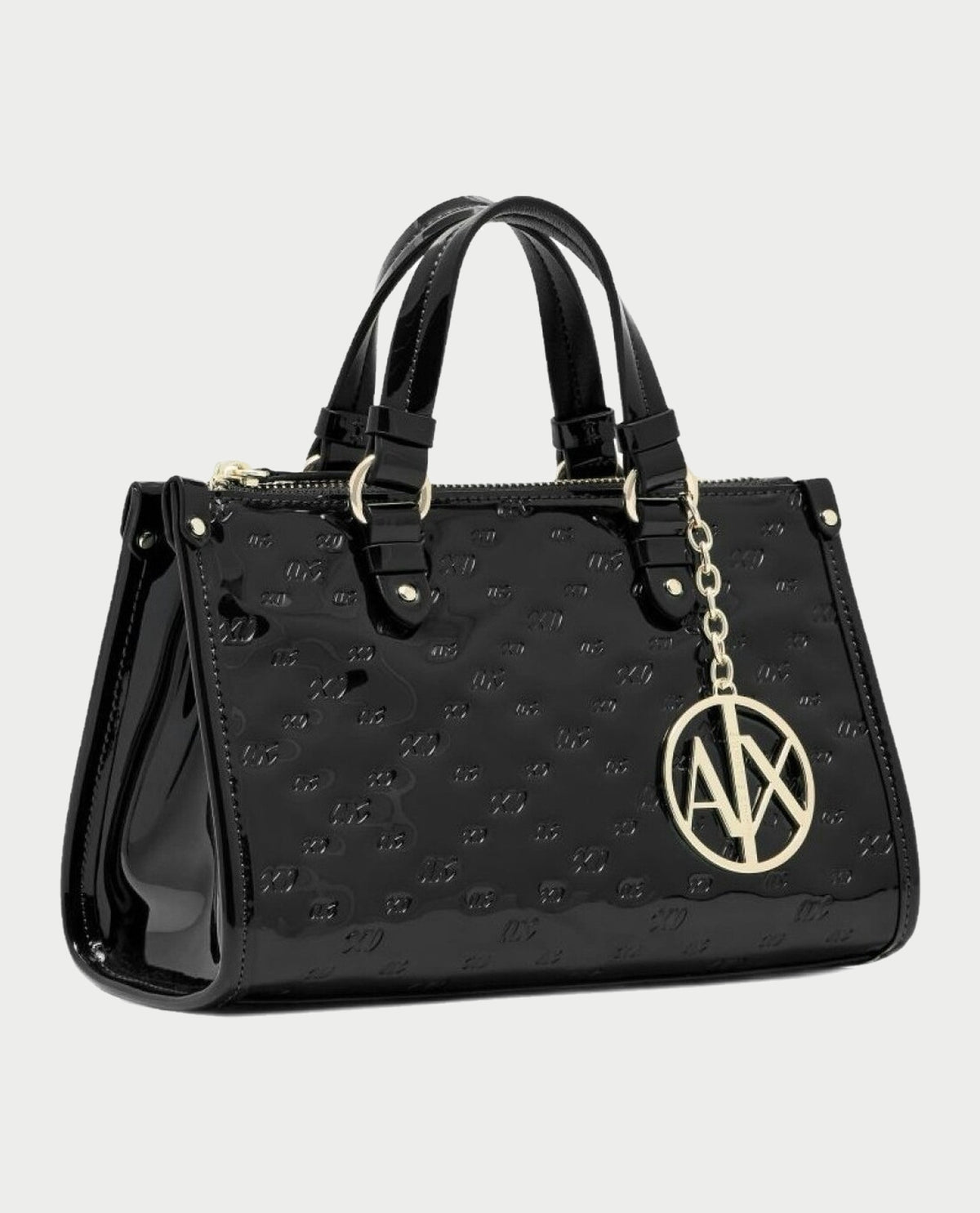Borsa a mano donna AX con ciondolo logato 