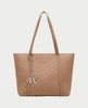 Women's AX all-over monogram bag