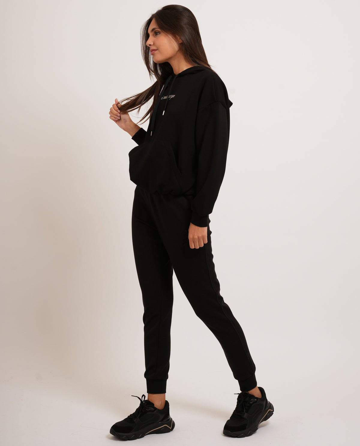 Felpa in scusa AX donna con cappuccio 