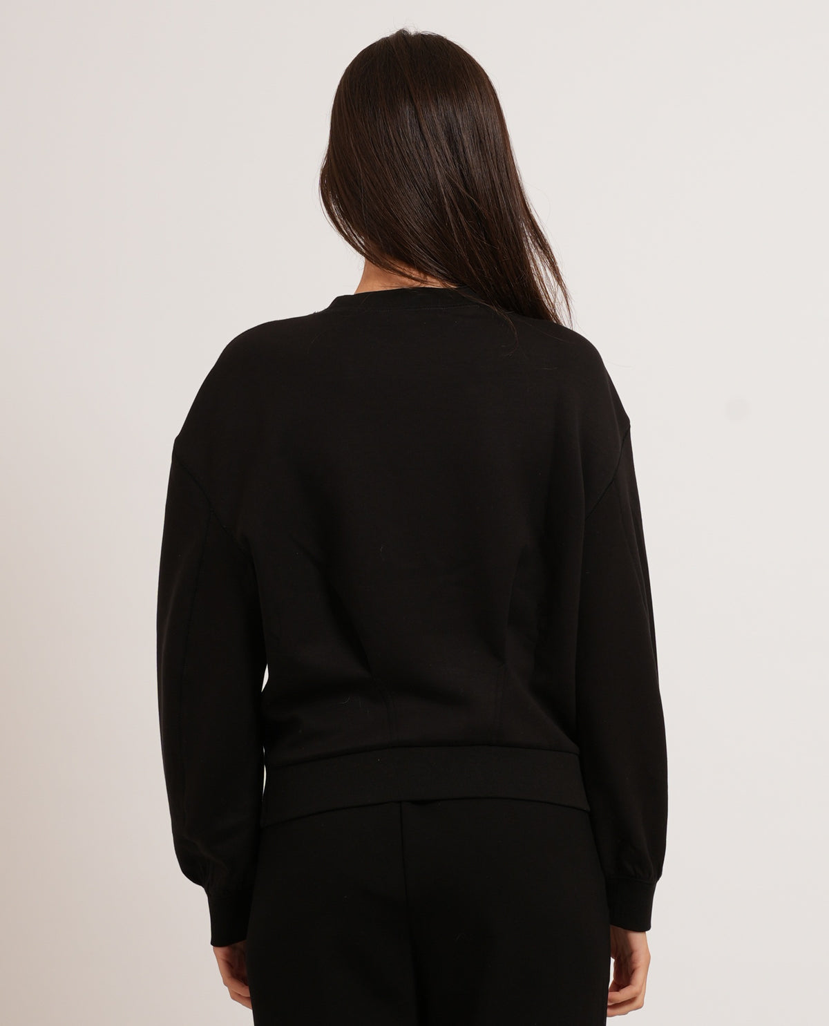Felpa donna Armani Exchange maxi logo 