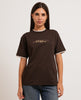 T-shirt donna AX con logo e dettagli a contrasto