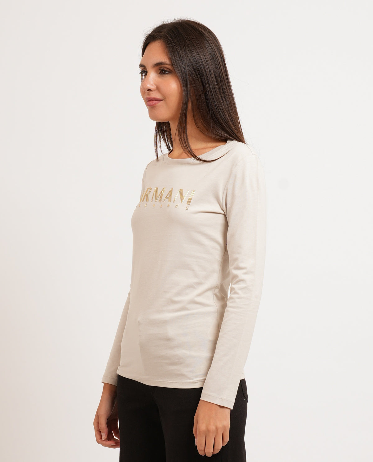 T-shirt donna AX in jersey di cotone 