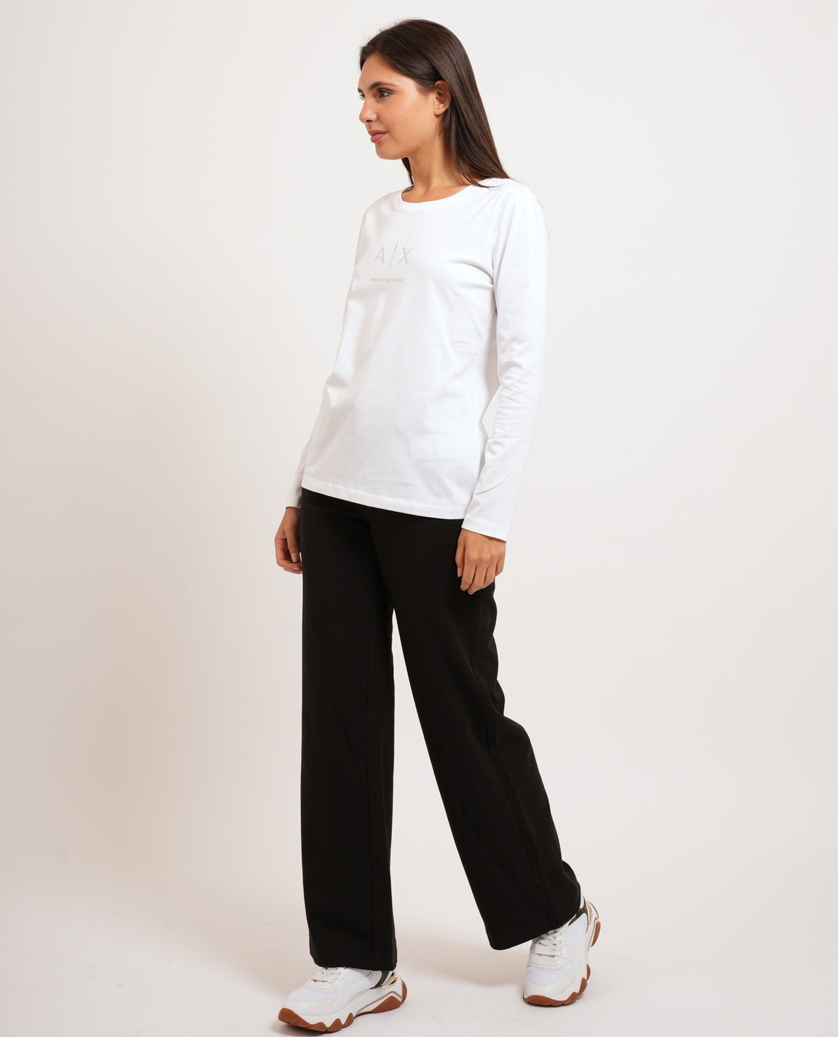 T-shirt donna Armani Exchange maniche lunghe 