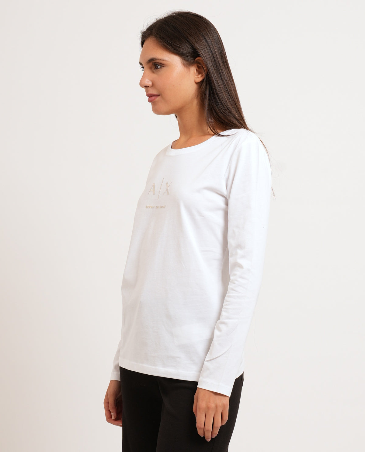 T-shirt donna Armani Exchange maniche lunghe 