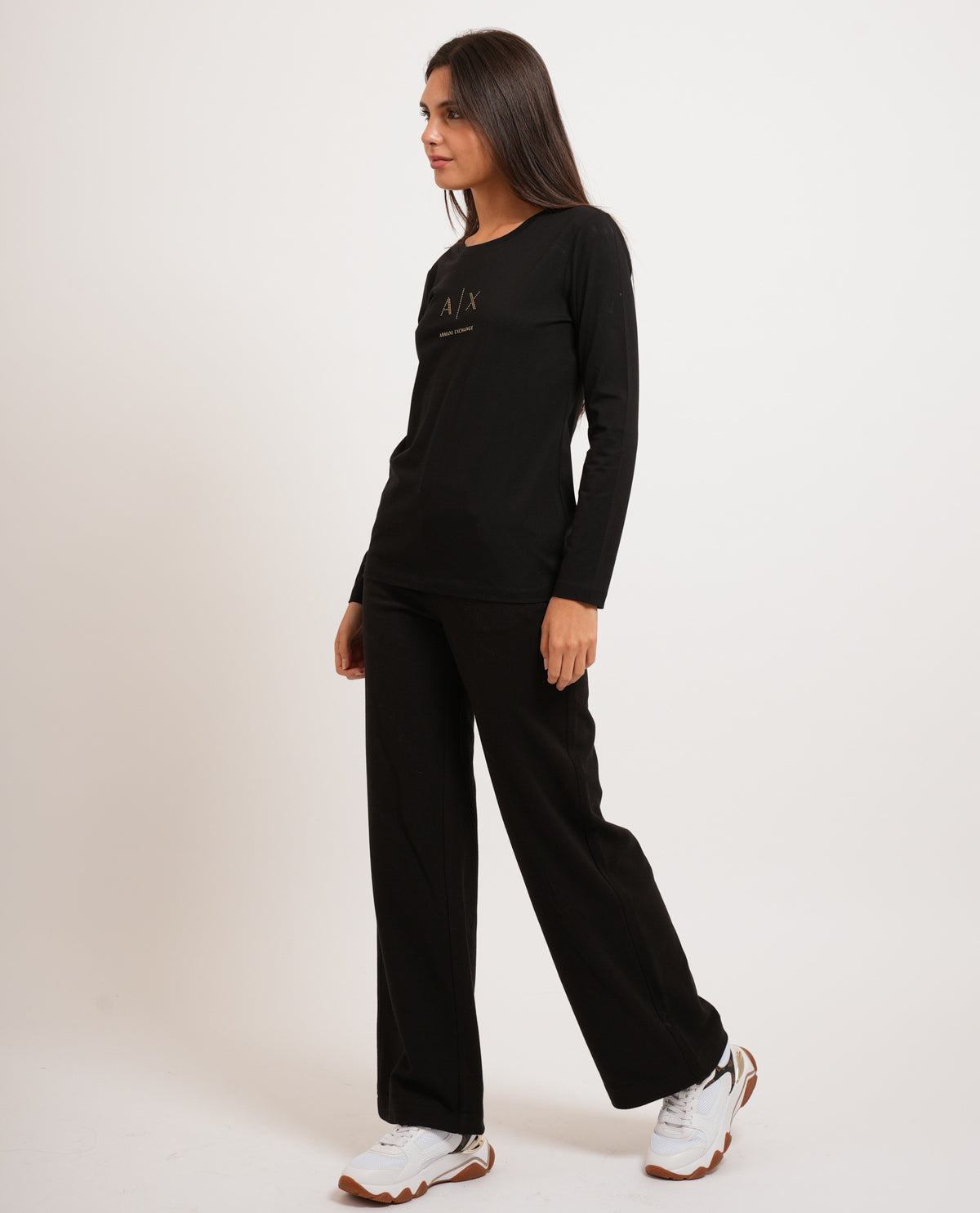 T-shirt donna Armani Exchange maniche lunghe 