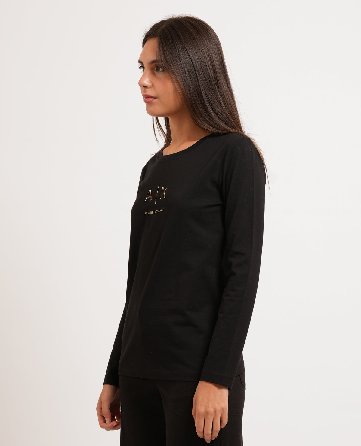 T-shirt donna Armani Exchange maniche lunghe 