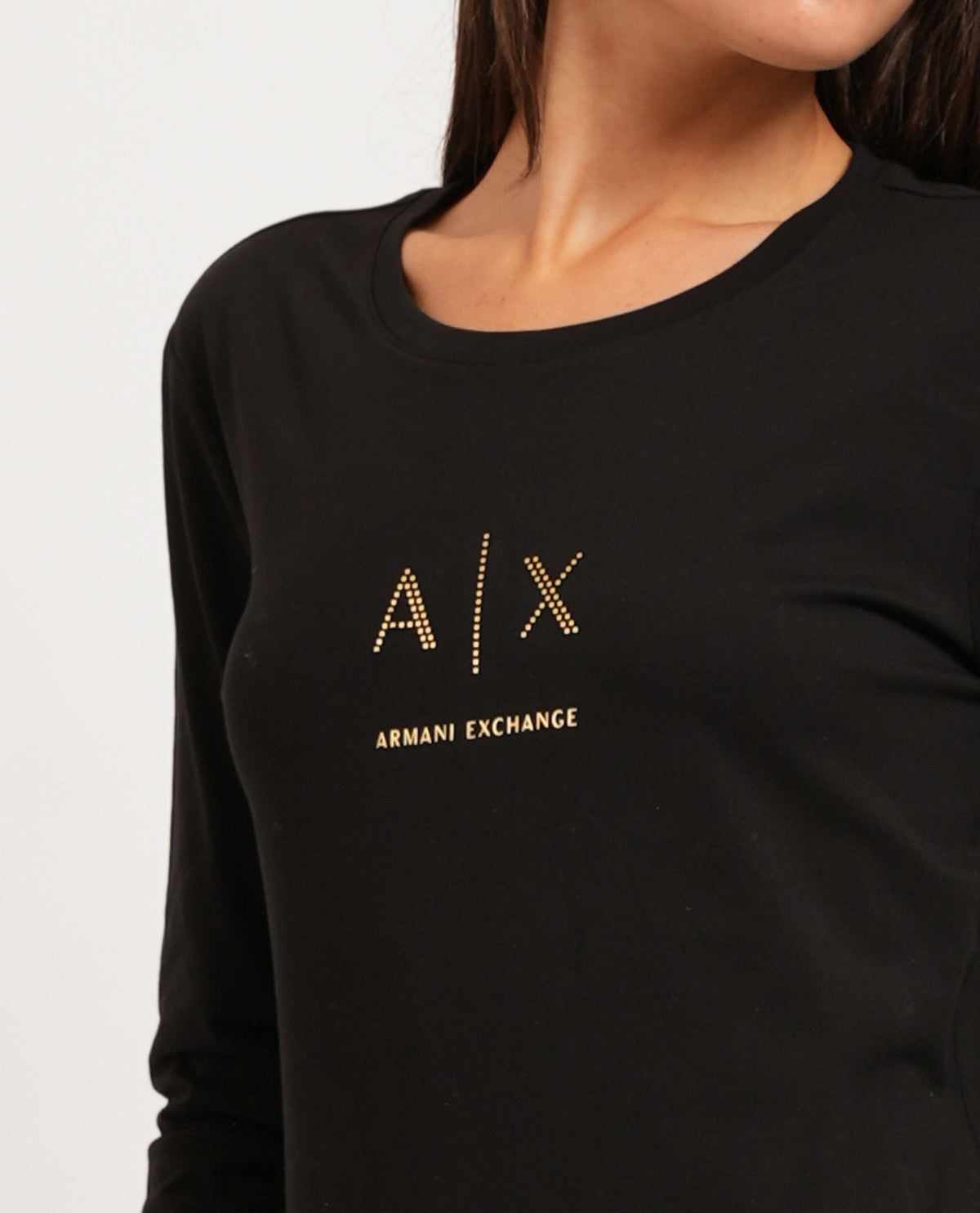 T-shirt donna Armani Exchange maniche lunghe 