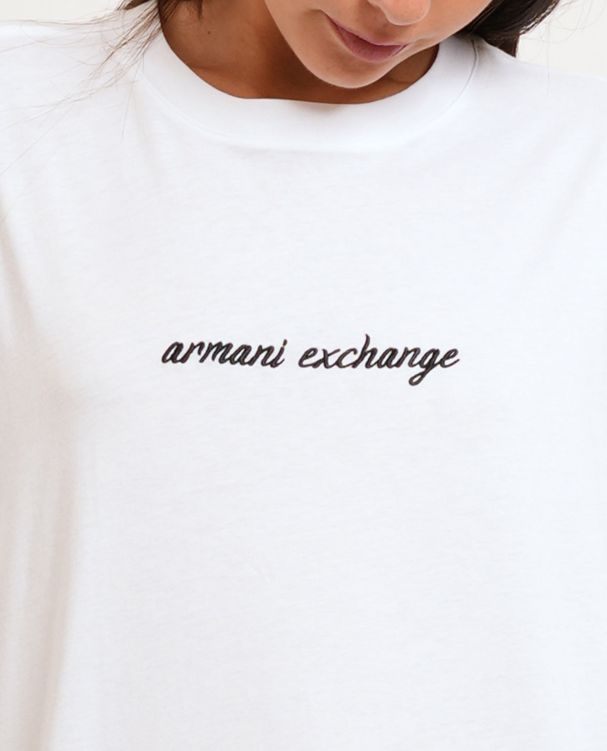 T-shirt donna Armani Exchange oversize 