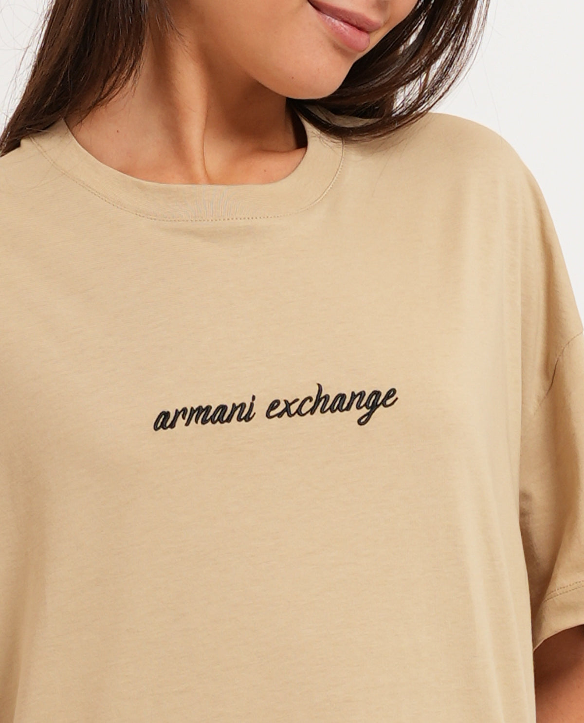 T-shirt donna Armani Exchange oversize 