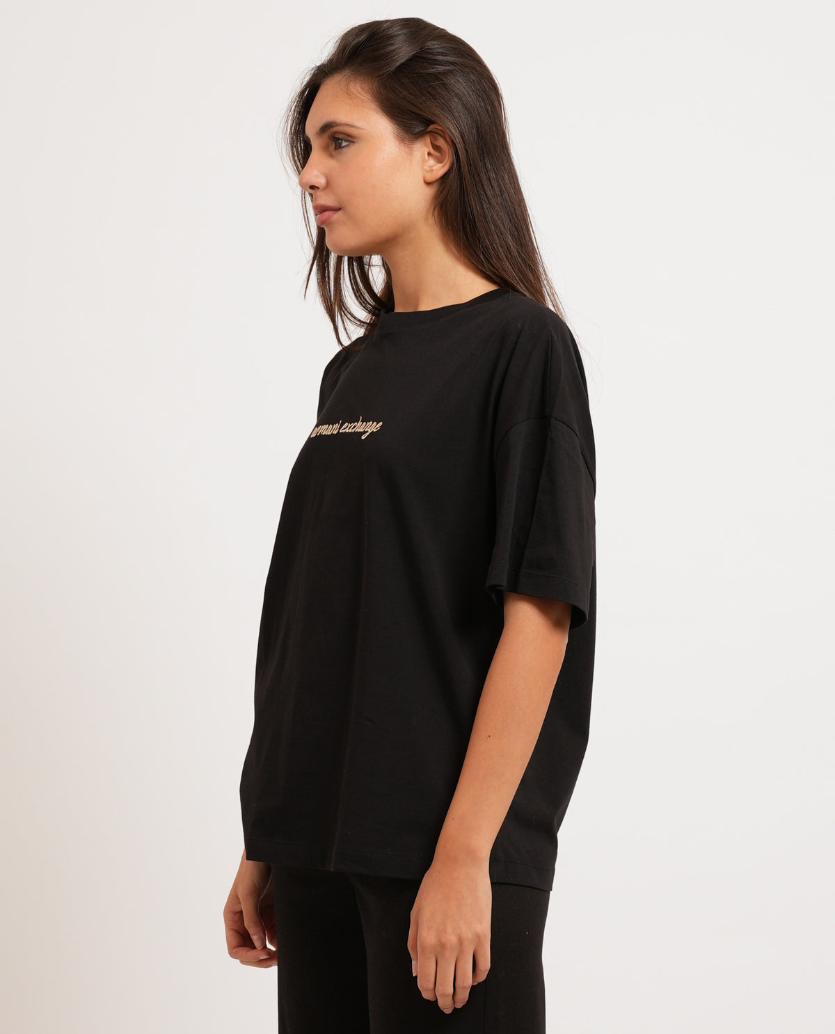 T-shirt donna Armani Exchange oversize 