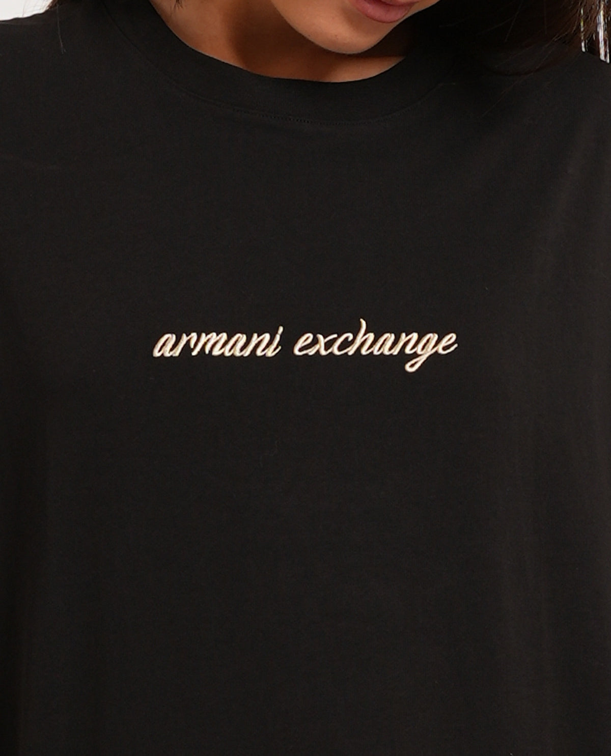 T-shirt donna Armani Exchange oversize 