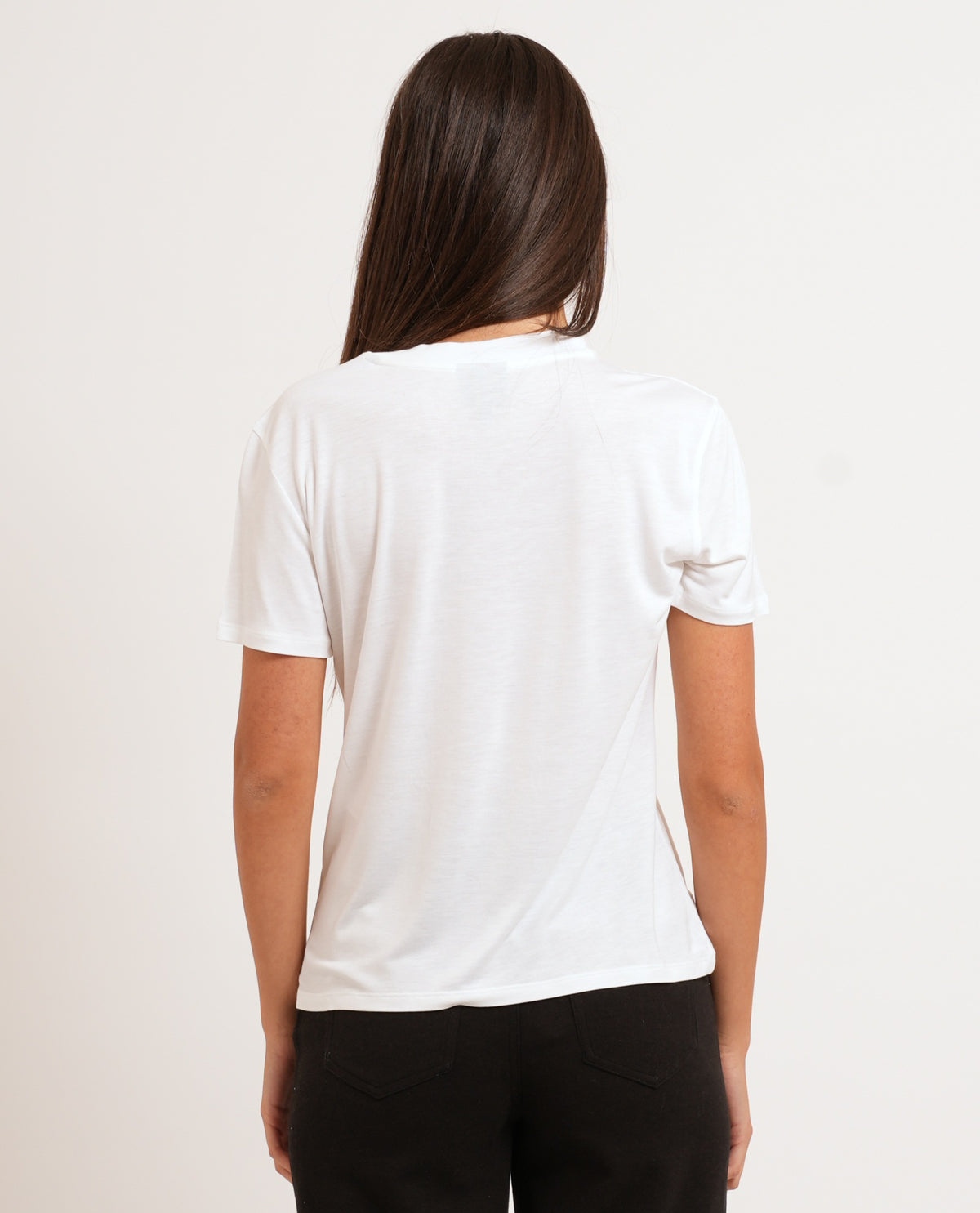 T-shirt donna AX con logo frontale 
