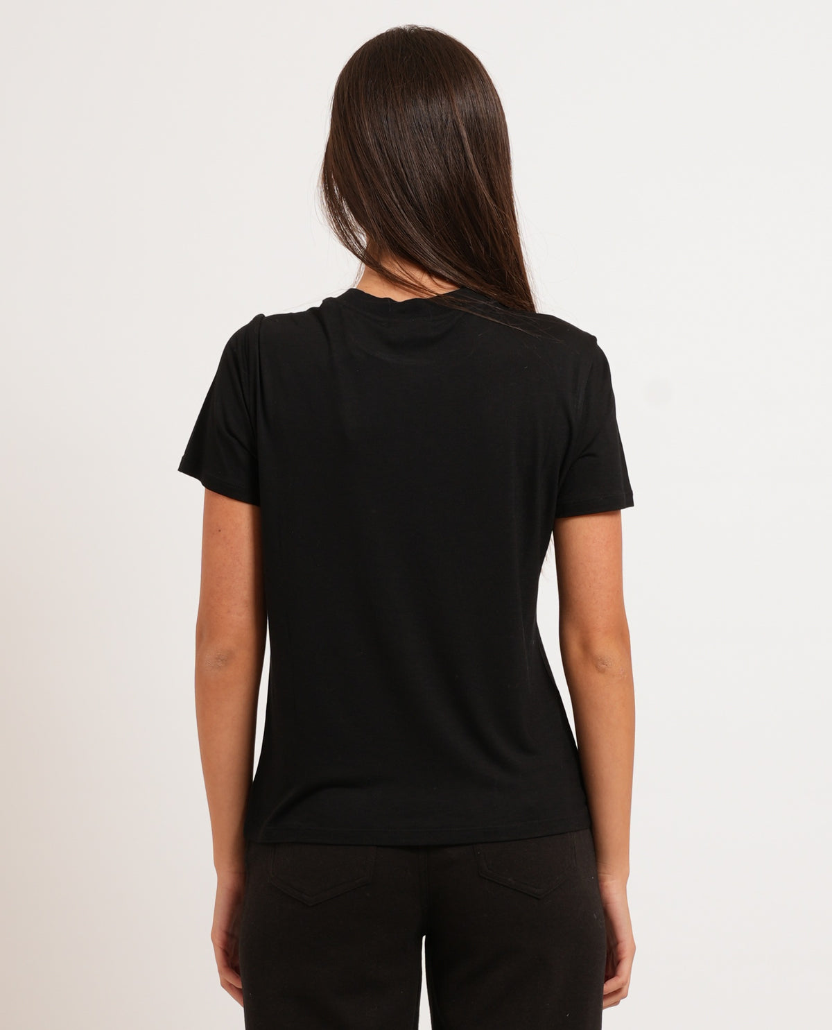 T-shirt donna AX con logo frontale 