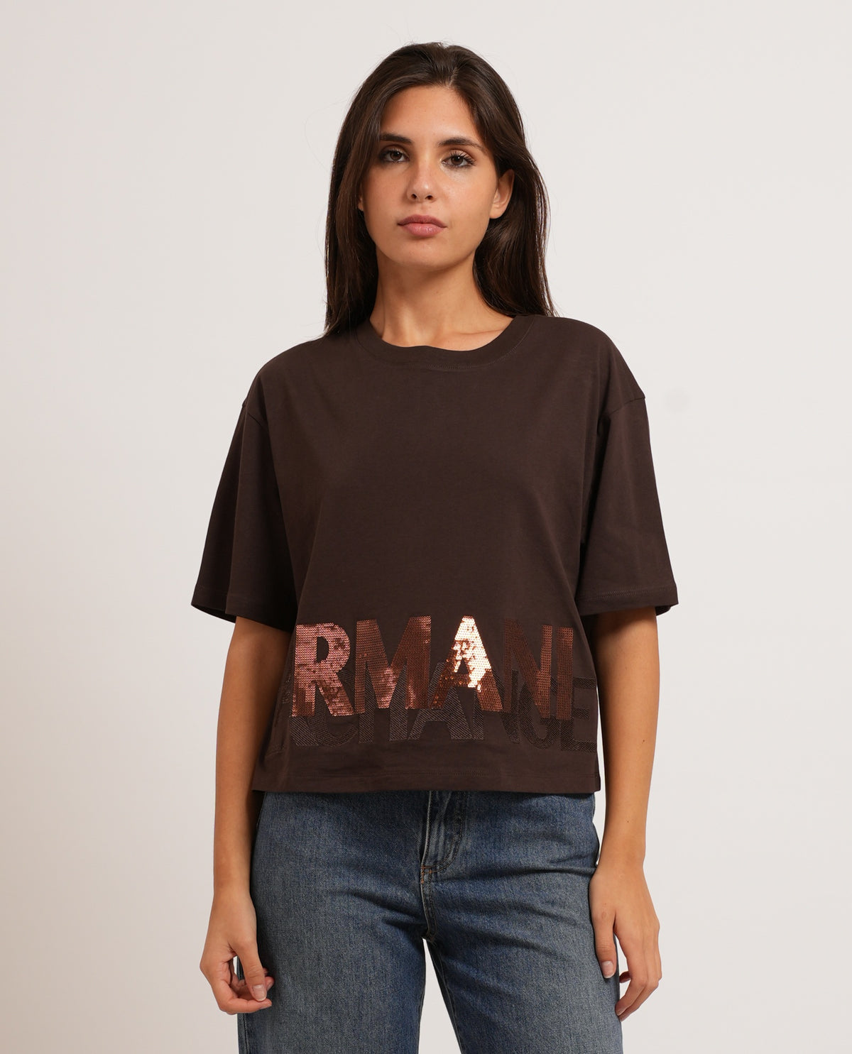 T-shirt donna AX taglio cropped 