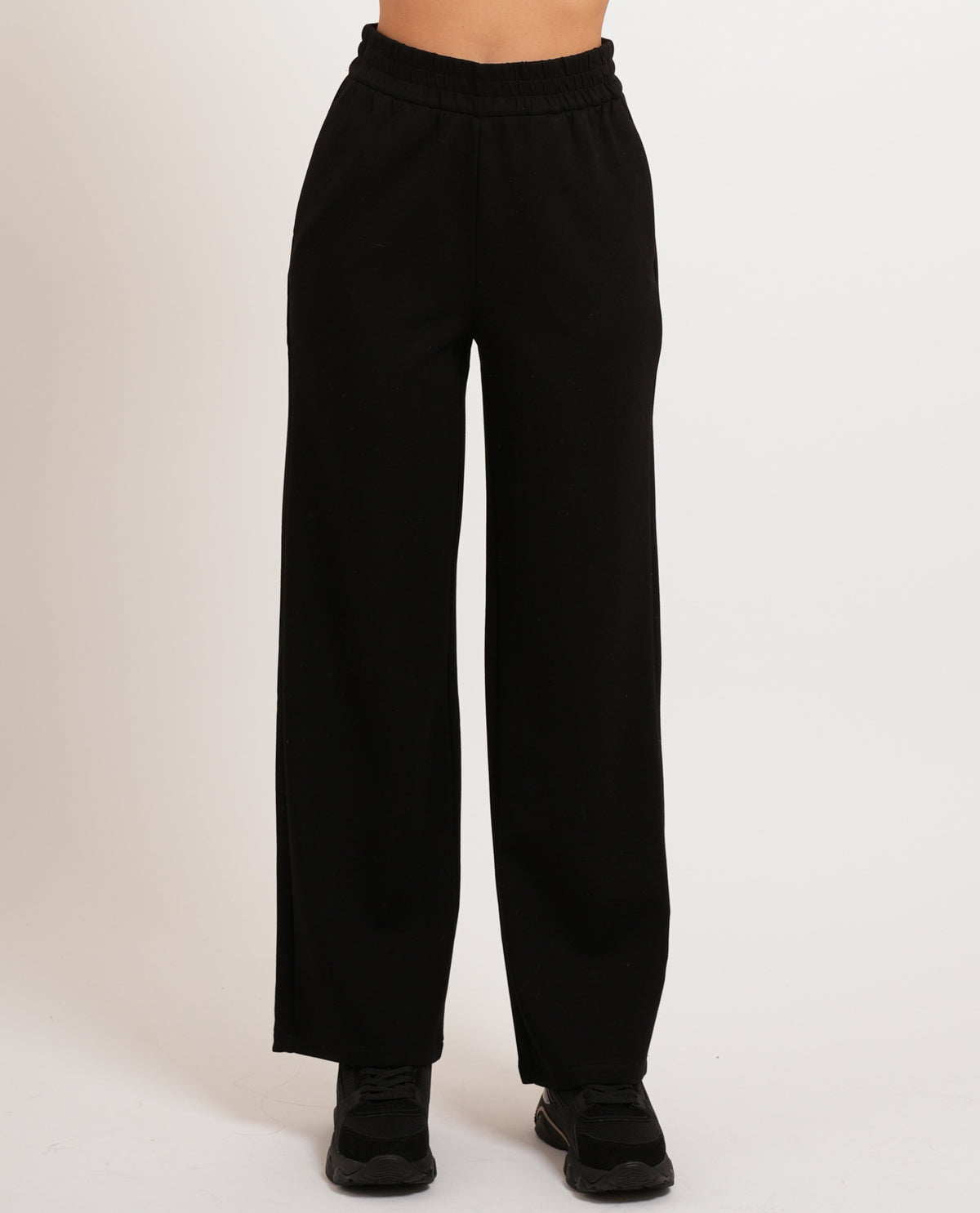 Pantaloni donna Armani regular in tessuto scuba 