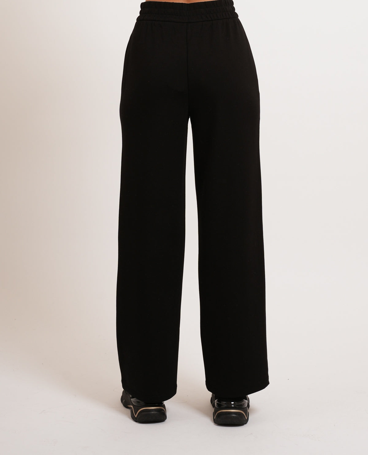 Pantaloni donna Armani regular in tessuto scuba 