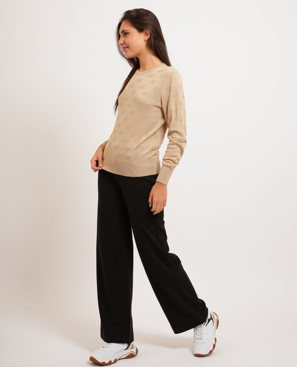 Pullover donna AX a trama fitta 