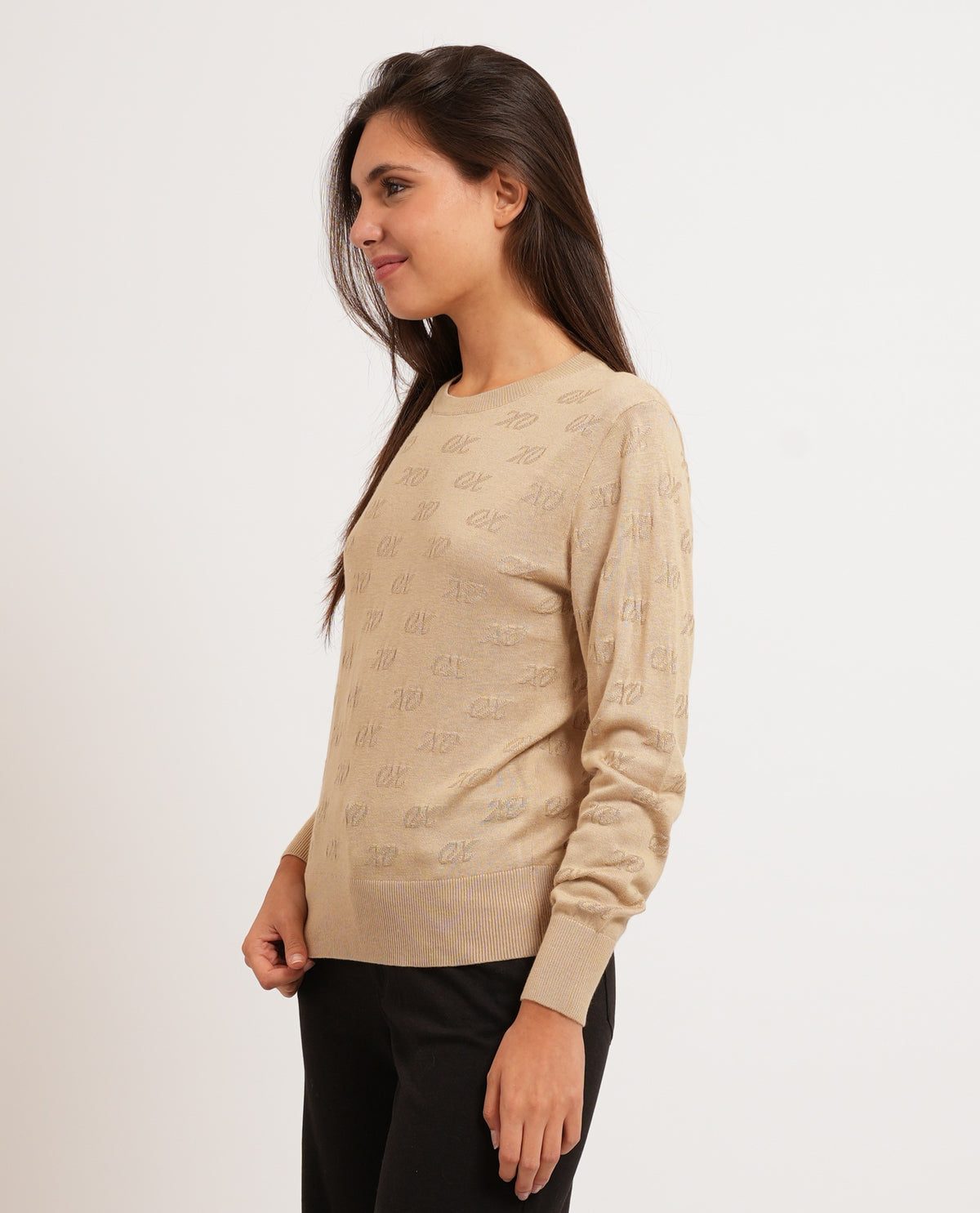 Pullover donna AX a trama fitta 
