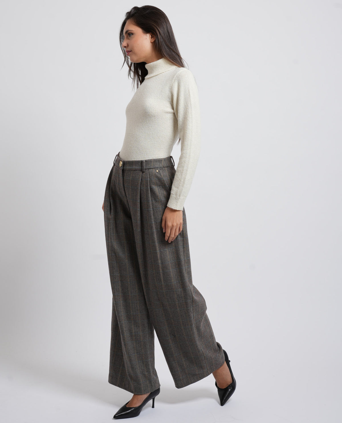 Pantaloni in misto lana Armani donna 