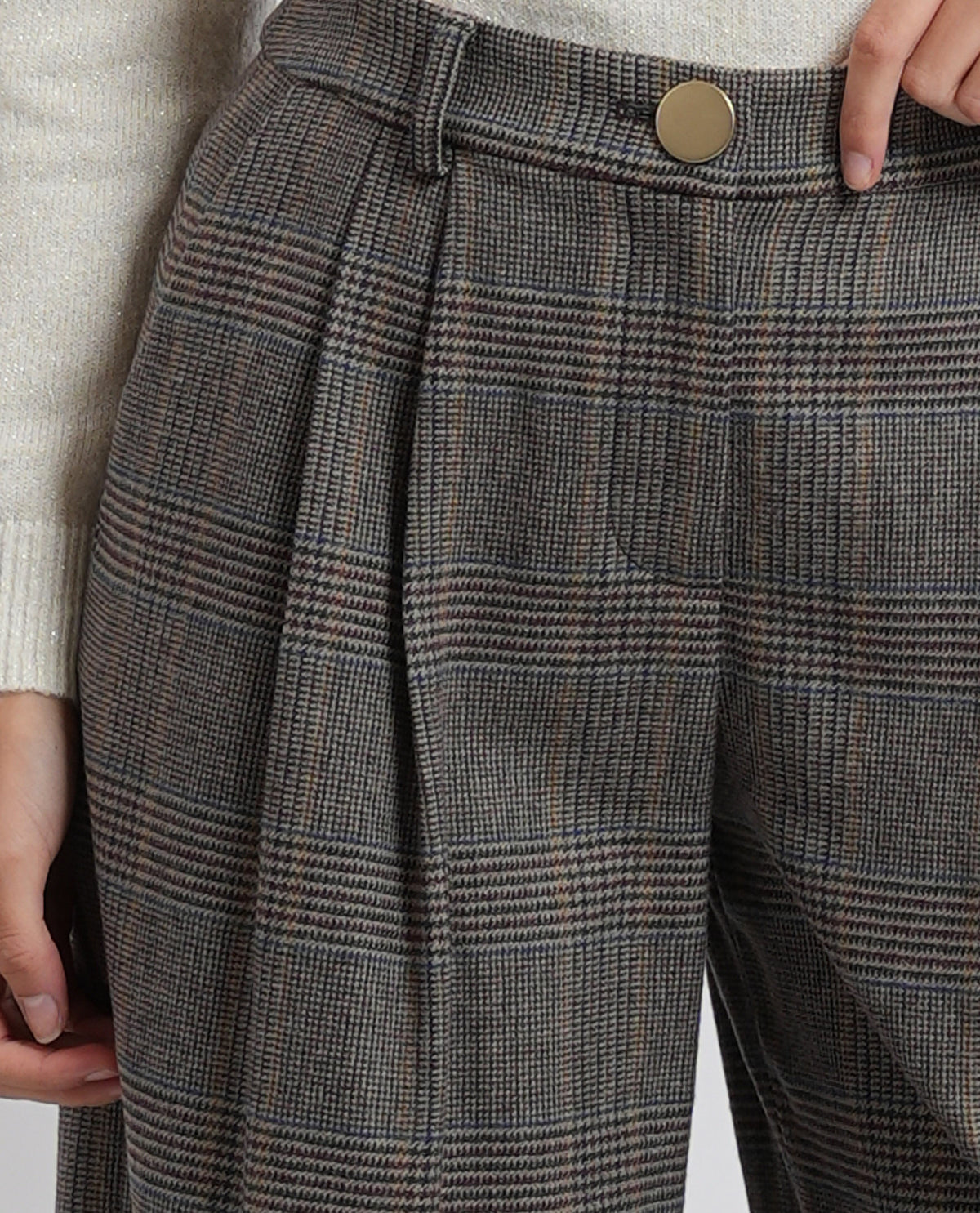 Pantaloni in misto lana Armani donna 