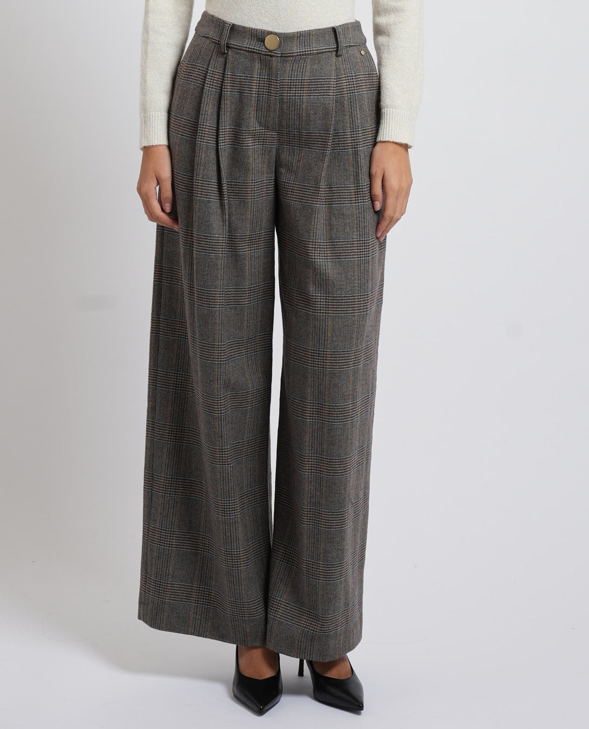 Pantaloni in misto lana Armani donna 