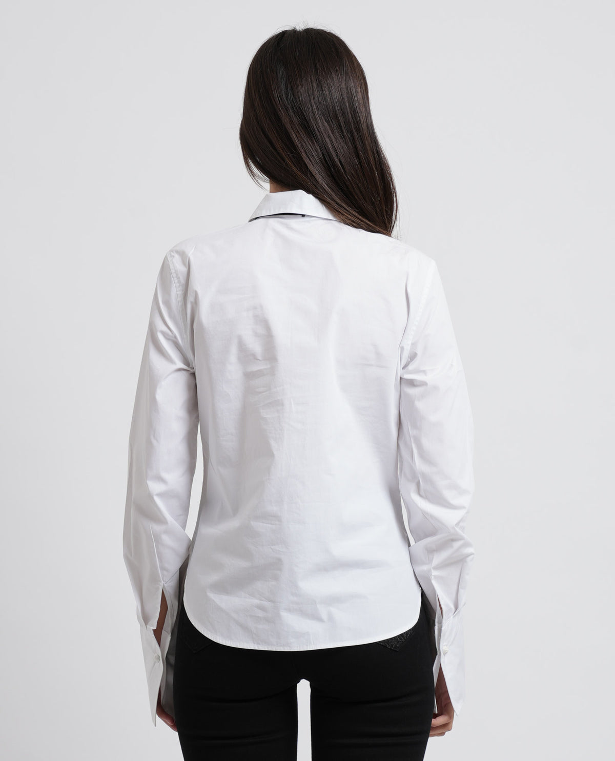 Camicia donna Armani in popeline di cotone 