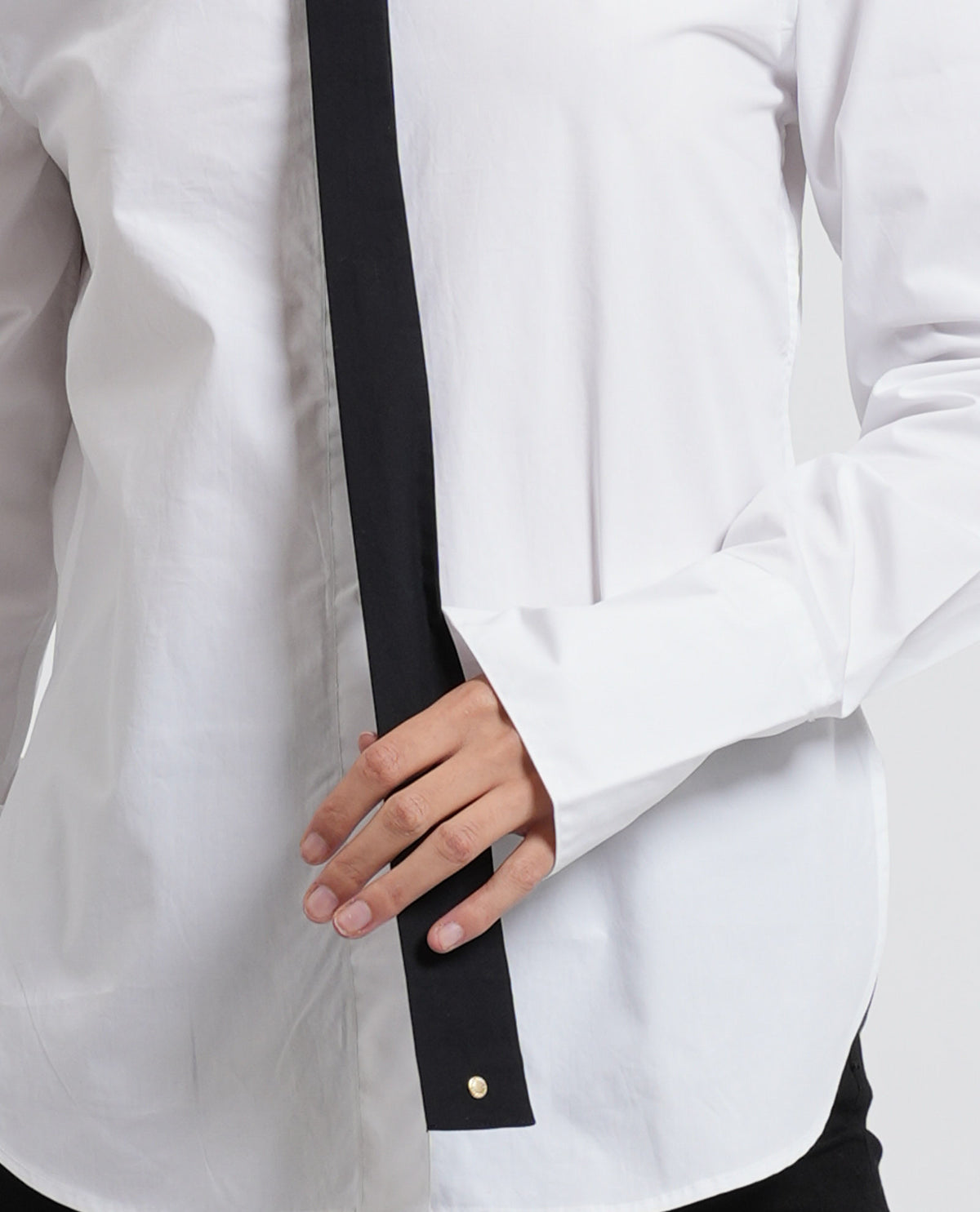 Camicia donna Armani in popeline di cotone 