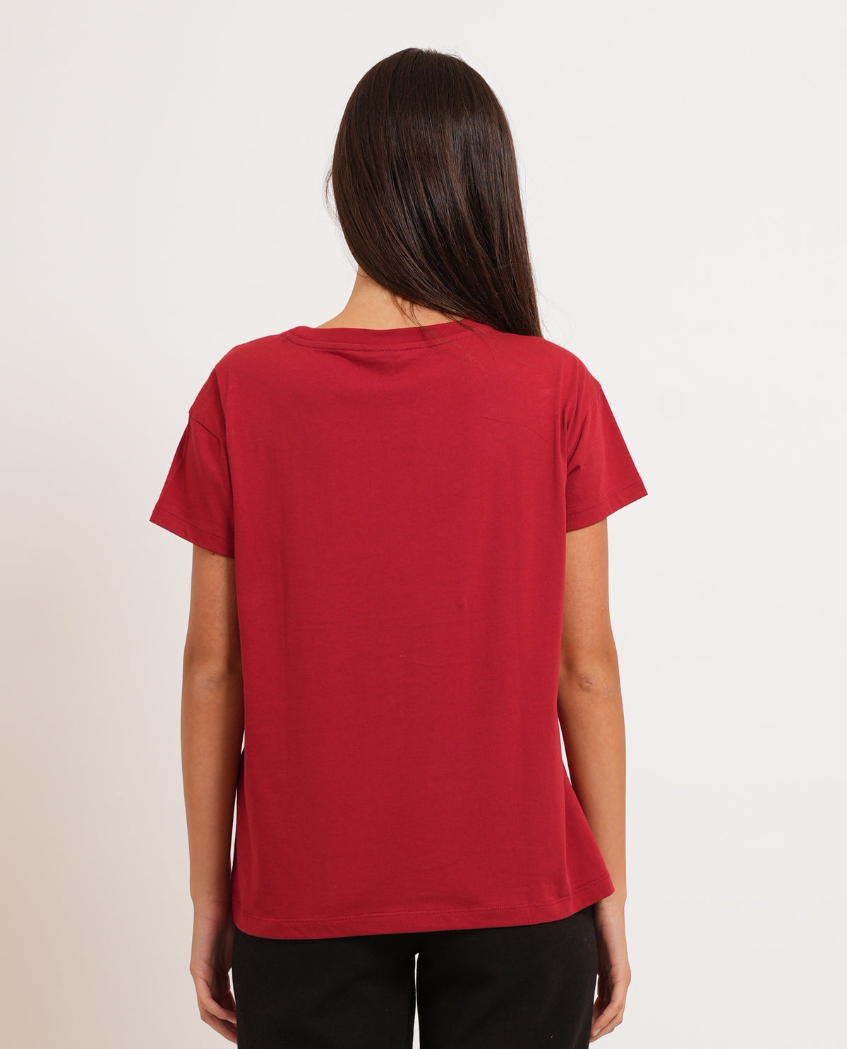 T-shirt donna AX logo glitter 