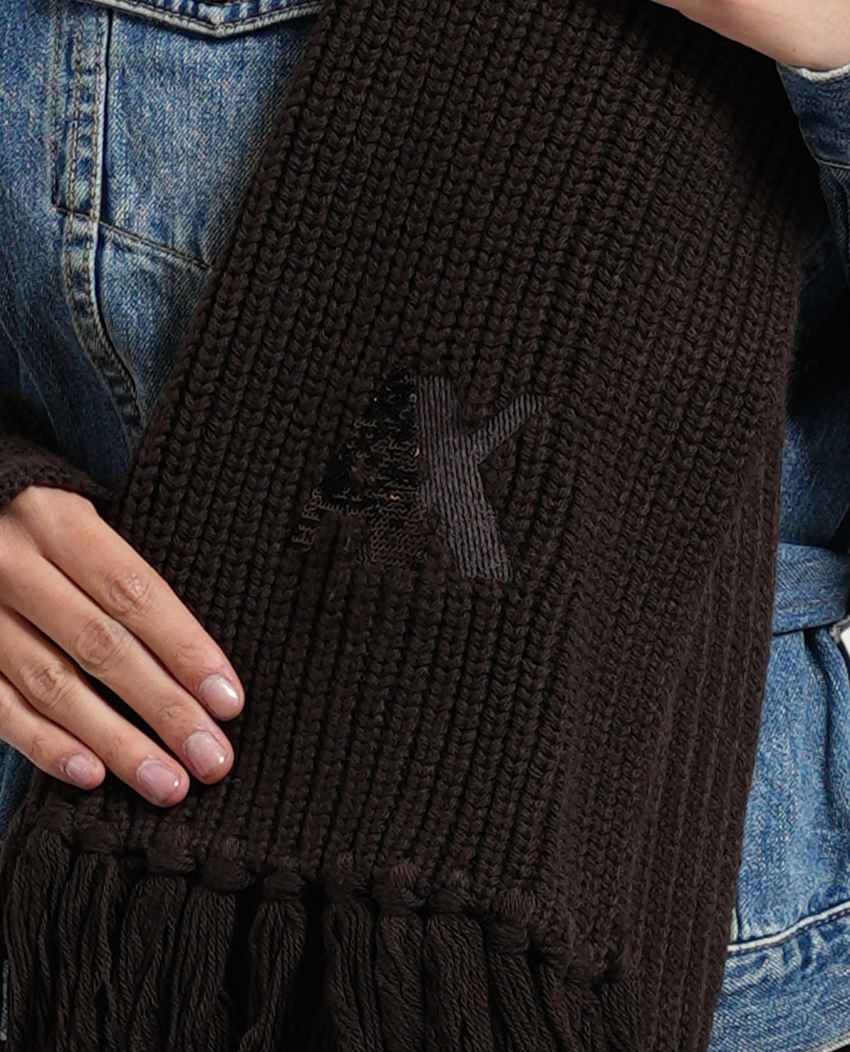 Sciarpa donna Armani Exchange in maglia 