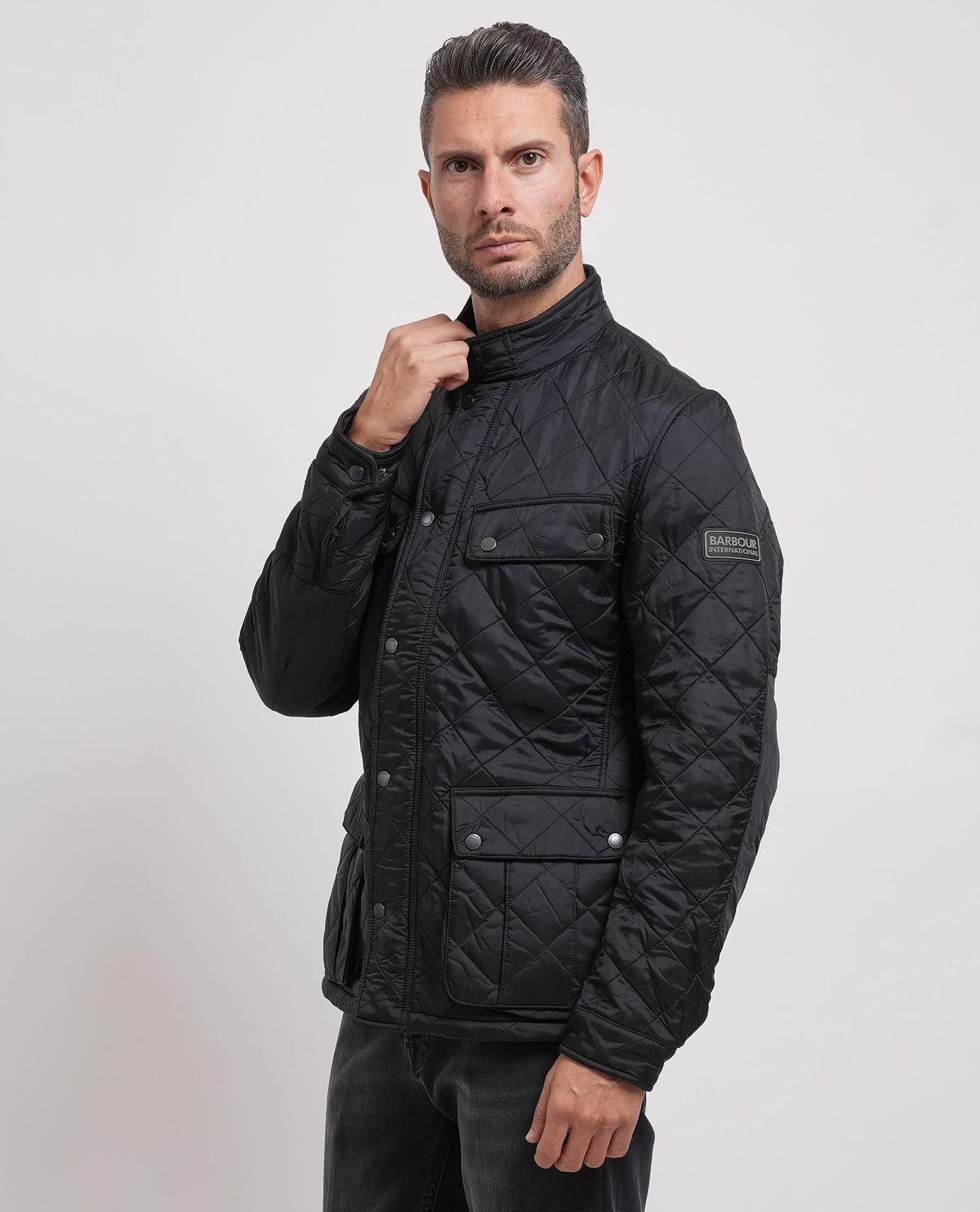 Giubbotto uomo Barbour uomo con bottoni 