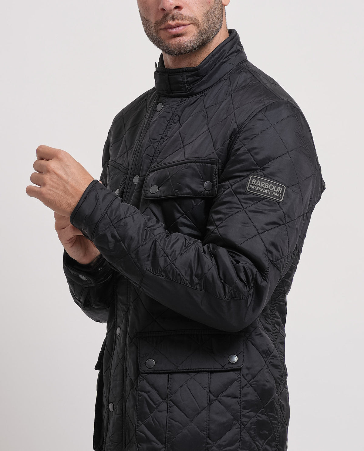Giubbotto uomo Barbour uomo con bottoni 